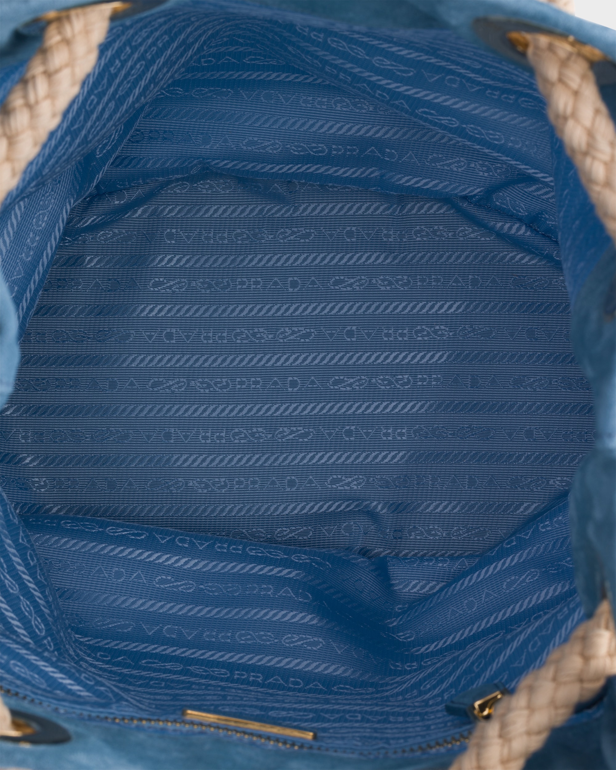 Small Prada Mariner suede bucket bag - Image 5